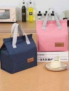 1 szt. Nowa, zapieczętowana torba na lunch, przenośna, wielokrotnego użytku torba na lunch, wodoodporna torebka, odpowiednia do biura, pracy, szkoły, podróży, kempingu, pikniku na świeżym powietrzu dla mężczyzn i kobiet, wielokrotnego użytku pojemnik na lunch, duża torba na lunch, odpowiednia do pracy, pikniku, plecaka, torebki na lunch, torby chłodzącej, torby do przechowywania, uroczej torby na lunch, torby na lunch, małej damskiej torby na lunch, torby na przybory szkolne
