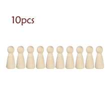 5/10/15/20 件 35 毫米未完成木制娃娃身体 - 成人 DIY 绘画工艺套装 - 35MM - 查看 21