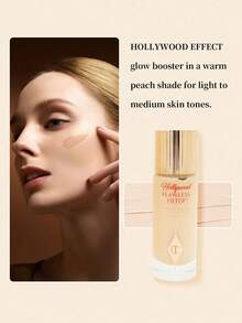Charlotte Tilbury Holly Wood Flawless Filter #2 Fair Color 30ml/1 Oz - Multi‑Use Makeup Primer, Complexion Booster & Illuminating Liquid Highlighter With Sheer Coverage - Smooths & Blurs Skin - #2Fair 30ml - View 5