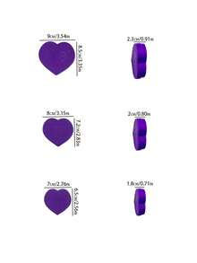 3pcs/Set Diamond Painting Tray, Storage Box Tool Kit, Heart-Shaped Diamond Tray & Diamond Box