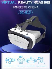 Viar 3D Virtual Reality VR Glasses Headset Helmet Devices Lenses Goggles Smart For 4.7-7.0 Inch Smartphones, Virtual Reality Headset For Movies And Games