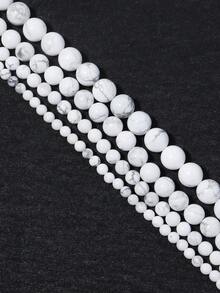 Cuentas de piedras naturales, cuentas sueltas de obsidiana, jade birmano, ojo de tigre, redondas y lisas, piedras preciosas de curación de energía para hacer joyas, pulseras y collares DIY