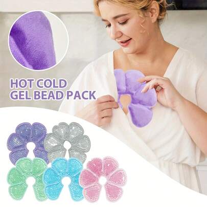 2 pièces/1 pièce Coussinets de poitrine réutilisables congelés, design double face...Coussinets de gel de refroidissement, outils de soins quotidiens, multifonction gel chaud et froid compresse perles soutien-gorge, pour la détente et le soulagement de la poitrine, coussinets de gel chaud et froid pour la poitrine, excellent cadeau pour les femmes