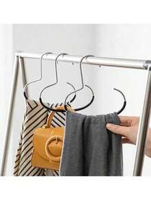 1pc Random Colors Cap Storage Organizer, Dormitory Wardrobe Interior Hanging Cap Rack, Multifunctional Hat Display Holder