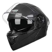 Crown Racing Kask motocyklowy z podwójnym wizjerem, odchylany do góry, modułowy, integralny, dla mężczyzn, zatwierdzony przez DOT
