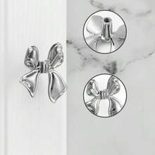 Luxury French Brass Creative Bow-Knot Pure Copper Pull Handle, Chrome Gold Plated Cabinet Drawer Cupboard Door Knob, Solid Brass - Multicolor - View 8