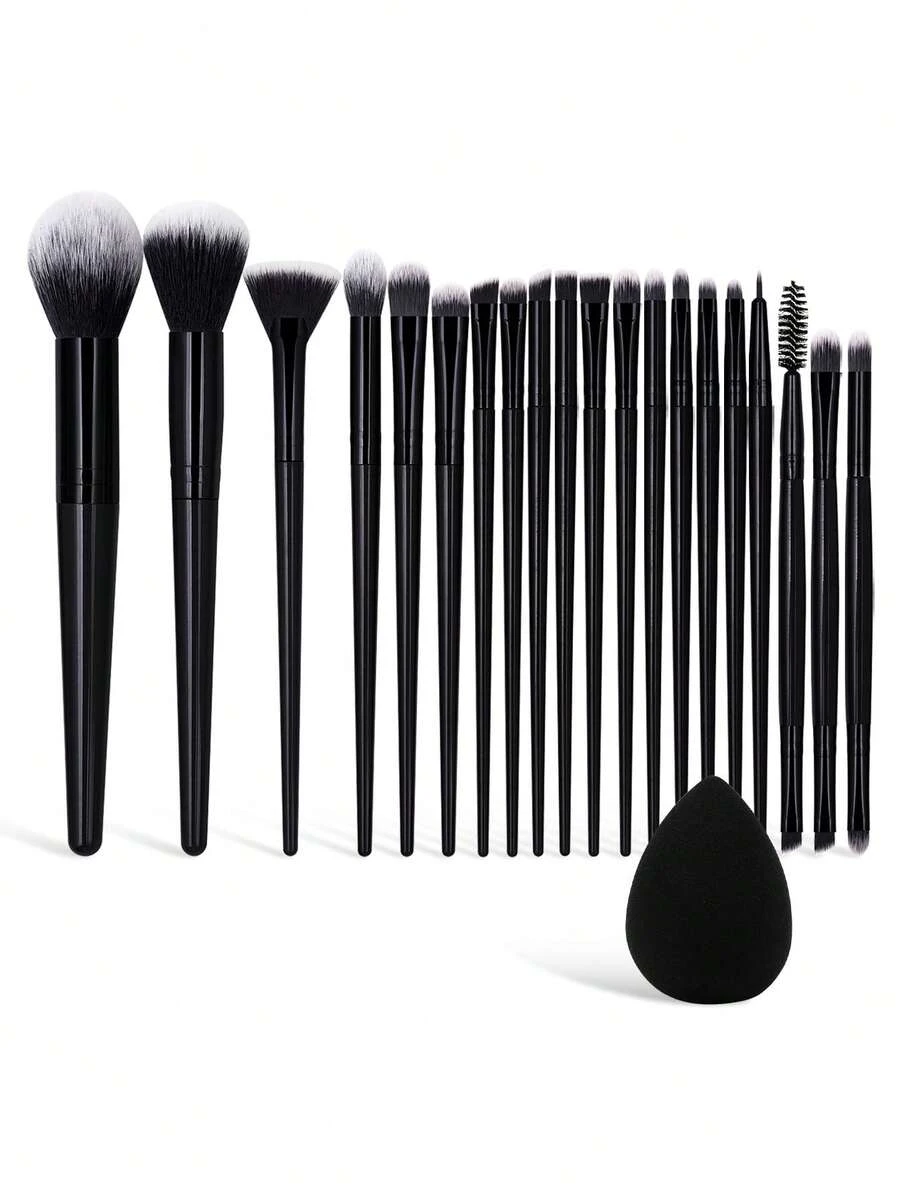 MAANGE 20/21/22/42件組美妝工具套組，包含專業化妝刷組、配件、腮紅刷、蜜粉刷、眼影刷、修容刷，適合女性與女孩的旅行化妝刷組禮物