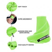 3pcs Ultra-Fine Microfiber Quick Dry Towels, Compact Perfect Travel Towels, Super Soft Sports Towels, Suitable For Camping, Travel, Fitness, Workout, Yoga And More