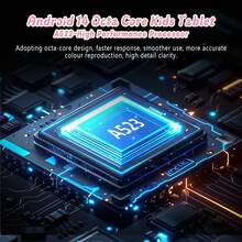 Qetupa Early Education And Enlightenment Android 14 Children's Tablet, 10.1-Inch A523 Octa-Core 4+128G, 1TB Expansion, 6000mAh Long Battery Life-It Is Very Suitable For Children's Activities During Christmas