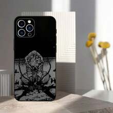 Funda de Teléfono Anime Hot G-Gachiakuta Compatible con  16,15,14,13,12,11 Plus,Pro Max,XS,X,XR,SE,Mini,8,7, Funda Negra de Silicona Suave, Funda Compatible con  17, Funda  17 Pro, Funda  17 Pro Max - z5 - Ver 8