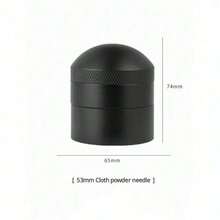 SOKANY 旋轉式 WDT 咖啡粉分佈工具，51/53/58mm 多尺寸，不鏽鋼針，可破塊並均勻分佈咖啡粉，鑽石防滑設計，含工具與收納盒，適用於居家、廚房、酒吧、咖啡廳，咖啡配件 - 黑色 - 查看 15