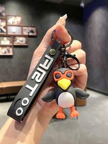 1pc Tralalero Tralala Keychain - Funny Italian Meme Characters (Shark, Sneakers, Brain Decay Image) - Durable PVC Covered Charm With Metallic Exterior - Cute Desktop Decoration, Birthday/Christmas Gift For Anime Fans, Internet Culture Enthusiasts - Novelty Keychain Accessory, Gift Item, Joke Design, Metallic Exterior, Holiday Gift, Quirky Accessory, Sturdy Keychain, Collectible, Gift Shopper Gift Ideas