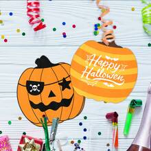 Halloween Pumpkin Napkins Black Orange Pumpkin Paper Luncheon Napkins Disposable Dinner Hand Napkins For Halloween Party Supplies