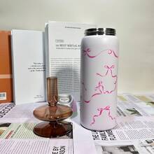 Original 24Oz/32Oz Limited Edition Water Bottle, Sports Water Bottle, Leakproof With Pop-Up Lid, Available In A Variety Of Colors, A Water Bottle Designed For Water Drinkers, Sui350table For Fitness, Running, School, Halloween, Thanksgiving Day, Christmas Day Gifts, Gift For Her, New Fashion Women Water Bottle For Women - 32 oz - Xem 7