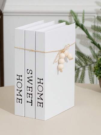 SWEET HOME.3pcs/2pcs/1pc.An Modern Fashion Style Folding Fake Book Decoration.Hem Och Vardagsrum Bokhylla Dekoration Fake Book, Hem Och Office Dekoration Ornaments, Designer Inspiration Photography Prop Book, Decoration Life Simulation Book, Lämplig för hem, kontor, Hotell, Kafé, Live Streaming Bokhylla, Handgjorda Tillbehör Display Rack, TV-skåp Foto Kontorsbord, Kontorsskåp. Halloween-dekor, Juldekor, Höstdekor , Inredningsrum, Köksinredning, Juldekorationer, Halloween