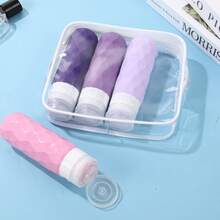 GGGold 4 Pack SiliconeTravel Bottles For Toiletries, Tsa Approved 3oz Portable Travel Bottles, Leak Proof Squeezable Travel Size Containers, Travel Accessories For Shampoo Conditioner Lotion,Travel Essential,Travel Containers[4pcs] - Nhiều màu - Xem 6