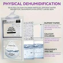 5PCS Large Dehumidifier Bag, Hanging Moisture-Proof And Mold-Proof Household Air Dehumidification Accessories, No Need To Connect The Electricity To Use, Dehumidifier Accessories