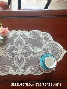 1 قطعة من طاولة الجري المطرزة 100% بوليستر، مقاومة للبقع والحرارة، مناسبة للمطبخ وطاولة الطعام والخزانة والمكتب والخزانة والغرفة المعيشية والنوم، ديكور المنزل والمناسبات والأعراس والحفلات، متوفرة بأحجام متعددة - متعدد الألوان - مشاهدة 10