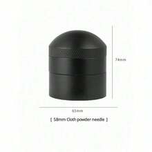 SOKANY 旋轉式 WDT 咖啡粉分佈工具，51/53/58mm 多尺寸，不鏽鋼針，可破塊並均勻分佈咖啡粉，鑽石防滑設計，含工具與收納盒，適用於居家、廚房、酒吧、咖啡廳，咖啡配件 - 黑色 - 查看 13