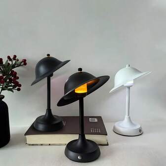 Retro Atmosphere Table Lamp, Iron Table Lamp, Sliding Shape Bedside Lamp, Touch Three-Color Table Lamp, Suitable For Bedroom And Living Room, Creating A Comfortable Atmosphere, Suitable As A Gift