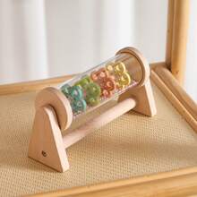 Simulateur de son de pluie, tube sonore 3D de pluie roulante, jouet apaisant et d'aide au sommeil pour bébé, entraînement à la concentration pour bébé, décoration de chambre d'enfant, cadeau de Noël et d'anniversaire