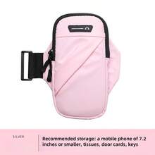 1 Stück Sport Lauf Armtasche, atmungsaktives PU Armband Handyhalter für Frauen Fitness, Outdoor Radfahren Herren Armtasche