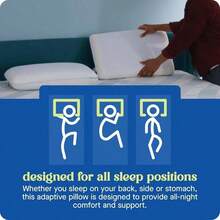 Dreamlife Foam Gel King White Pillow For Sleeping Comfort And Support - Dreamlife + King - Xem 7