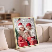 1 pieza Rompecabezas personalizado con marco o solo rompecabezas, rompecabezas personalizado para Halloween/Navidad 2025/Decoraciones navideñas/Decoraciones del hogar navideñas, Embruja tu hogar - Multicolor - Ver 7