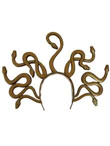 Three Colors Optional Snake Snake Headband, Scary Exaggerated Funny Animal Headband, Role Play Props, Stage Props.