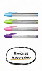 Bic Cristal Fun Ballpoint Pens, Pink Ink Smudge-Proof Writing Pens And Wide Point (16mm), Pack Of 20 - Màu B - Xem 5