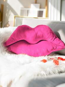 1 pieza Almohada con forma de labios, cojín suave y suave con forma de labios de terciopelo, incluye relleno, adecuado para camas de dormitorio, sofás de sala de estar, uso al aire libre, etc., decoración diaria, boda, fiesta, Navidad, Halloween. - Multicolor - Ver 15