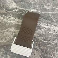 1 tipo de batente de porta arqueado sem furos, feito de material com design de armazenamento, adequado para doméstica e batente de porta infantil anticolisão