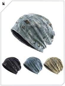 قبعة بيني مطبوع عليها حرف 3D من الرغوة بطبعة صبغ التعتيق، قبعة رخوة للشارع للنساء والرجال، قبعة رخوة رياضية موسمية للربيع والخريف، قبعة دافئة للشتاء