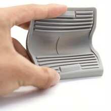 2 Stücke Silikon Topfgriff Abdeckungen - hitzebeständige Küchen Topfdeckel Griffe, Gusseisen Topf Fingerschutz, nicht elektrische Silikon Griff Hüllen, schwarz und grau, Fingerschutz | ergonomisches Design | hitzebeständige Griffe