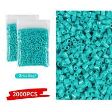 2000 piezas/Paquete Cuentas de fusión mini de 2.6mm Pixel Puzzle Cuentas de hierro para niños Cuentas de fusión DIY Regalo de alta calidad hecho a mano Juguetes educativos