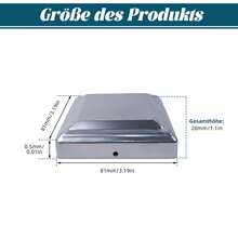 AYYDS Post Caps, 7x7/8x8/10x10 Cm, 10 Pieces, Post Covers Made Of Galvanized Steel, Fence Post Caps, Square Cover Caps, Weatherproof Post Caps For Garden Wooden Posts (Post Caps, 70 * 70 Mm, 80 * 80 Mm, 101 * 101 Mm) - Silver - View 8