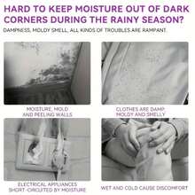 5PCS Large Dehumidifier Bag, Hanging Moisture-Proof And Mold-Proof Household Air Dehumidification Accessories, No Need To Connect The Electricity To Use, Dehumidifier Accessories