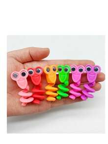 2pcs/4pcs/6pcs/8pcs Big Eye Bead Pencil Caps, Cute Design Soft Tip Student Pencil Small Gifts, Random Assortment
