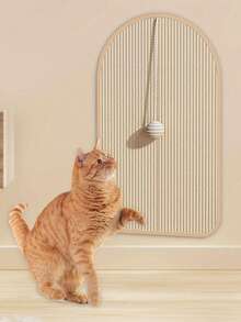 1PC Sisal Cat Scratch Board Sturdy Cat Scratch Pillar Heavy Duty Anti-Scratch Mat Cat Gift For Living Room Bedroom Sofa Wall Cat Owner Cat Exercise And Rest Promote Scratching Habits Valentine's Day Thanksgiving Party Birthday Gifts - Multicolor - View 1