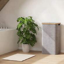 1 szt. Odłączany kosz na pranie z uchwytami, 100 l składany kosz na brudne ubrania z pokrywką