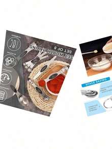 Aovchei 8 PCS Magnetic Measuring Spoons Set, Dual Sided, Stainless Steel Small Tablespoon, Teaspoons, Fits In Spice Jars, For Dry And Liquid, Black