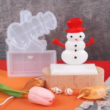 قالب سيليكون لصنع زخرفة ثلاثية الأبعاد لعيد الميلاد، قالب لإطار صورة، ديكور مكتبي