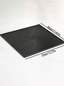 PVC 吧台垫 桌垫 过滤垫 吧台沥水垫 封切橡胶垫 矩形茶几沥水垫 厨房水槽沥水垫，水槽边防滑厨房垫，天然卫生的厨房必备品，适合家庭和厨房装饰，是您舒适的秋冬风格和圣诞装饰的一部分 - 彩色 - 查看 10