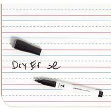 Dry Erase Lap Board, Double Sided, 9x 12 Inches, Dry Erase Marker Included, Small White Board, 1 Count