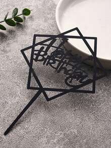 10 pièces Décorations de gâteau Toppers de gâteau d'anniversaire Grands cupcakes Décoration de gâteau de mariage Insertion de gâteau Décoration de fête