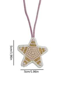 Summer Ocean Style Bag Charm, Starfish, Shell, Crab Pendant Keychain - Multicolor - View 5