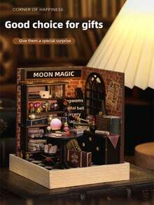 DIY Miniature House Handmade Craft Shop Micro Scene Assembly Model