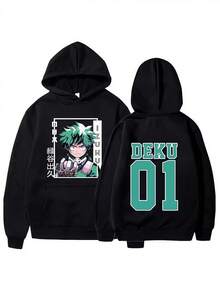 NEW Fashion Anime Deku 01 Printed Hoodie Women Men Autumn Winter Sweatshirt Hip Hop Harajuku Streetwear Long Sleeve Pullover