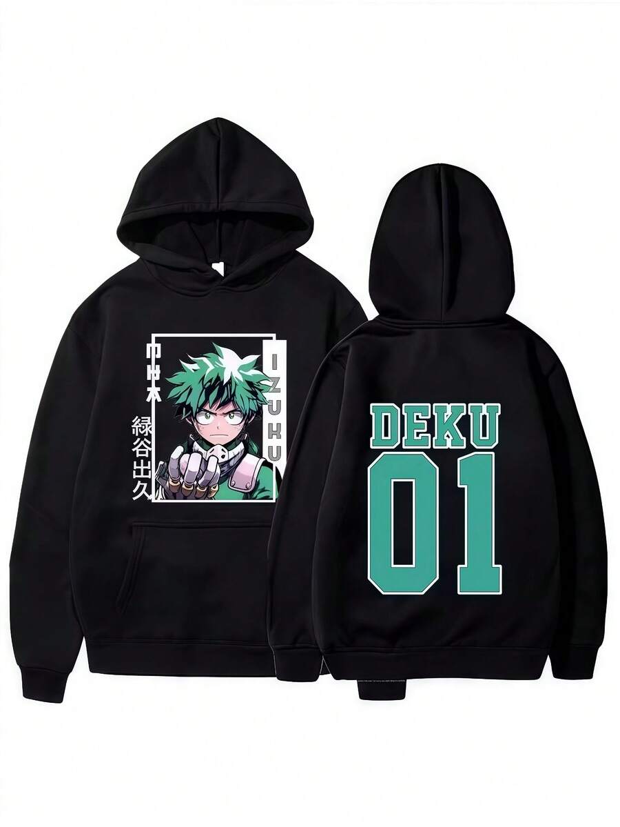 NEW Fashion Anime Deku 01 Printed Hoodie Women Men Autumn Winter Sweatshirt Hip Hop Harajuku Streetwear Long Sleeve Pullover