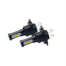 2 个 H7 LED 汽车前照灯灯泡 - 远光灯或近光灯，12V/24V，6000K 白色，适用于雾灯、日间行车灯！ - 2個 - 查看 9